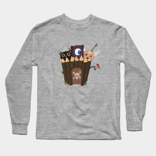 Monster behind a fort Long Sleeve T-Shirt